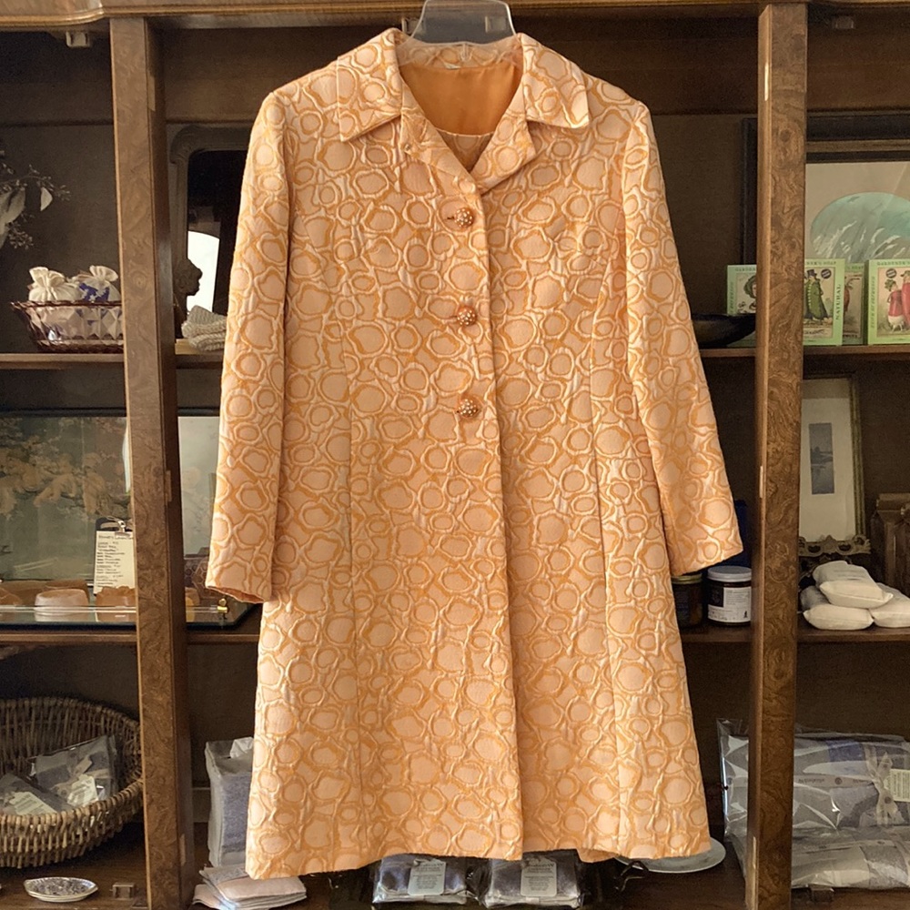 Vintage 2 Piece Overcoat and Dress